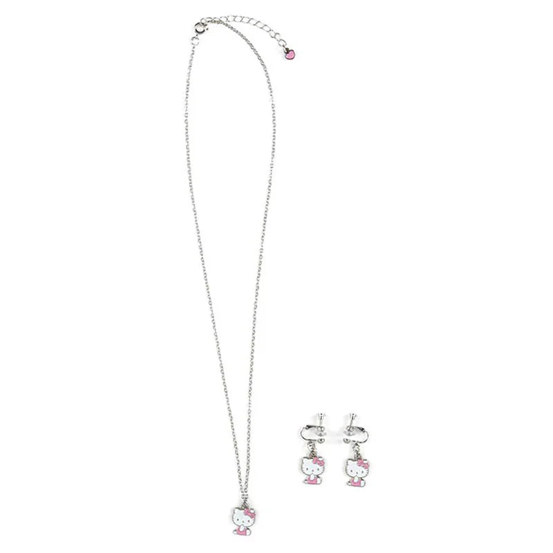Sanrio Characters Necklace and Earrings Set