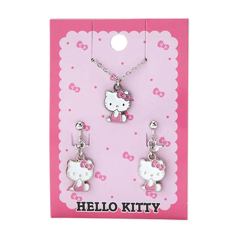 Sanrio Characters Necklace and Earrings Set