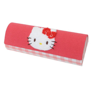 Sanrio Characters Chenille Gingham Glasses Case