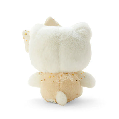 Sanrio Characters White Plush Keychain with Mascot