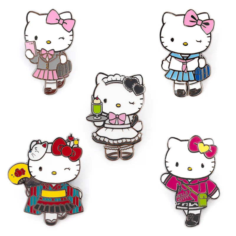 Hello Kitty Japan Girl Assorted Pin Badge