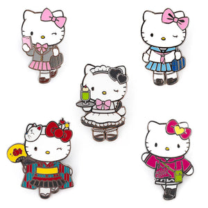 Hello Kitty Japan Girl Assorted Pin Badge