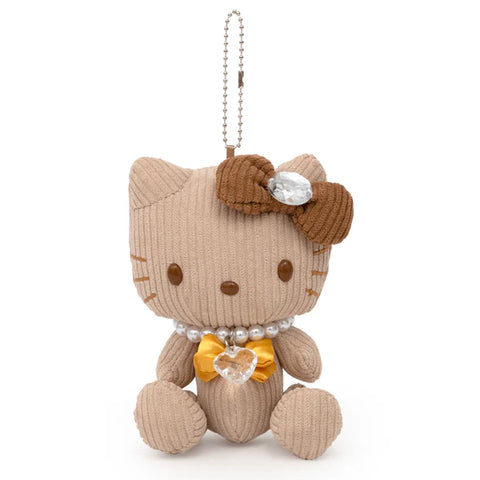 Hello Kitty Brown Jewel Mascot w Ball Chain