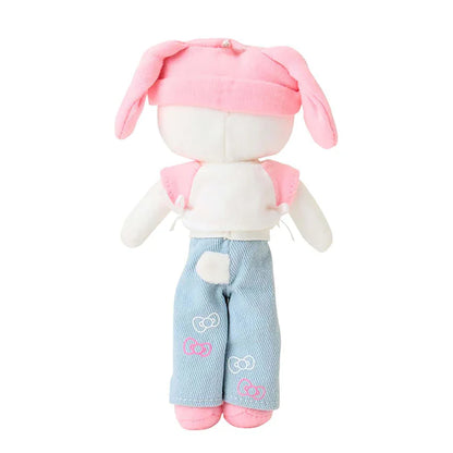 Hello Kitty Sanrio Closet Collection Keychain with Mascot (Casual Style 1)