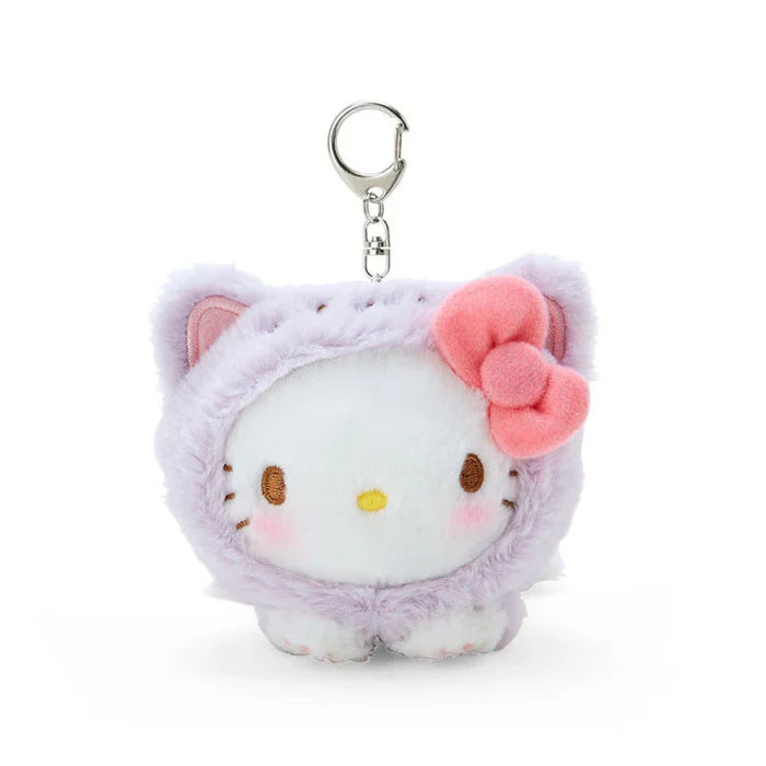 Sanrio Characters Cat Keychain with Mascot