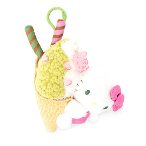 Hello Kitty Ice Cream Matcha Mascot Clip On