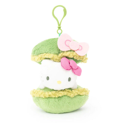 Hello Kitty Macaron Matcha Mascot Clip On