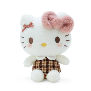 Hello Kitty Mocha Checkered 7" Plush