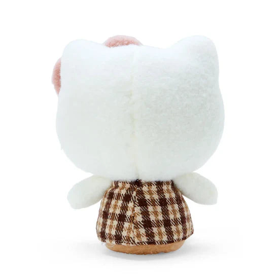 Hello Kitty Mocha Checkered 7" Plush