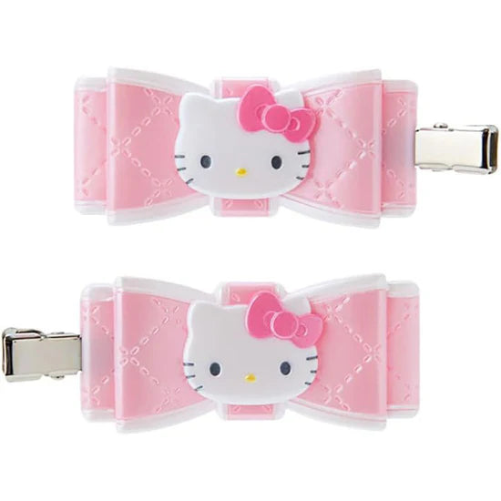 Sanrio Characters Ribbon Hair Clip Set