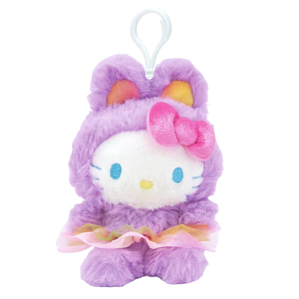 Hello Kitty Rainbow Bunny Mascot Clip On