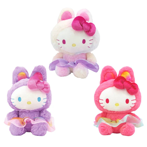 Hello Kitty Rainbow Bunny 9" Plush