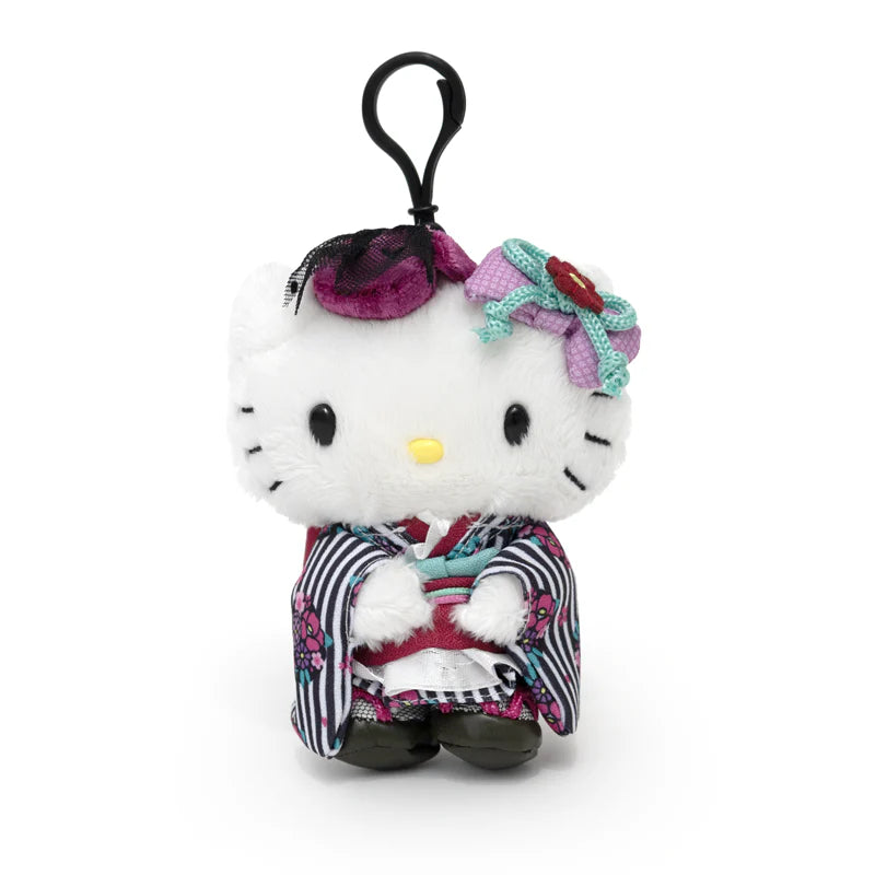 Hello Kitty Retro Modern Kimono Mascot Clip On
