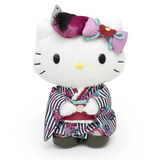 Hello Kitty Retro Modern Kimono 10" Standing Plush