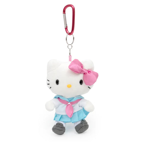 Hello Kitty Japan Girl Sailor Uniform Mascot w Carabiner