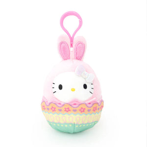 Hello Kitty Rabbit Easter Clip On Plush