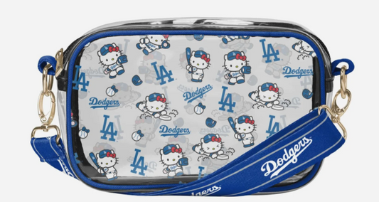 Dodgers Hello Kitty Clear Crossbody Bag