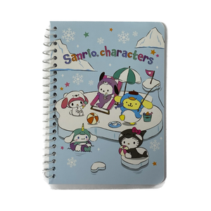 Sanrio Characters Mix Ice Island Mini Spiral Notebook