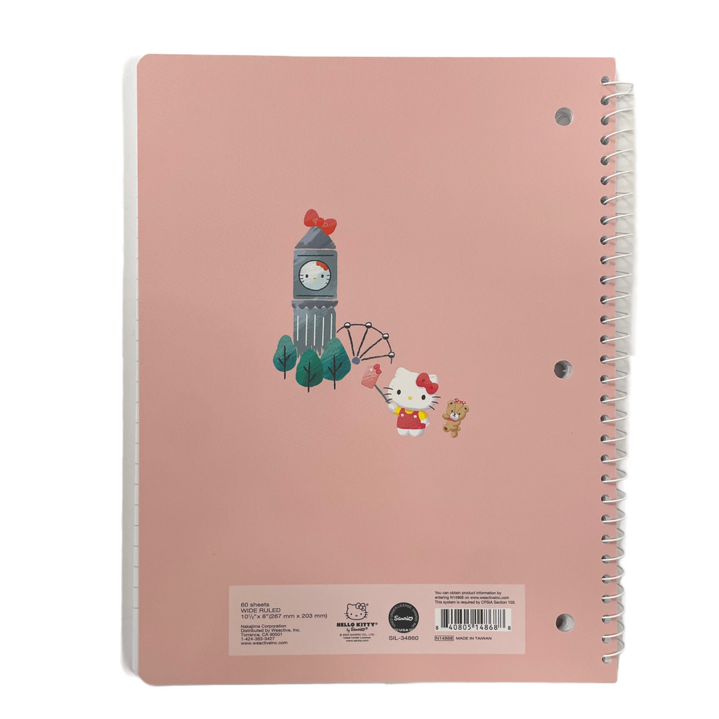 Hello Kitty London Spiral Notebook – Sanrio Stores