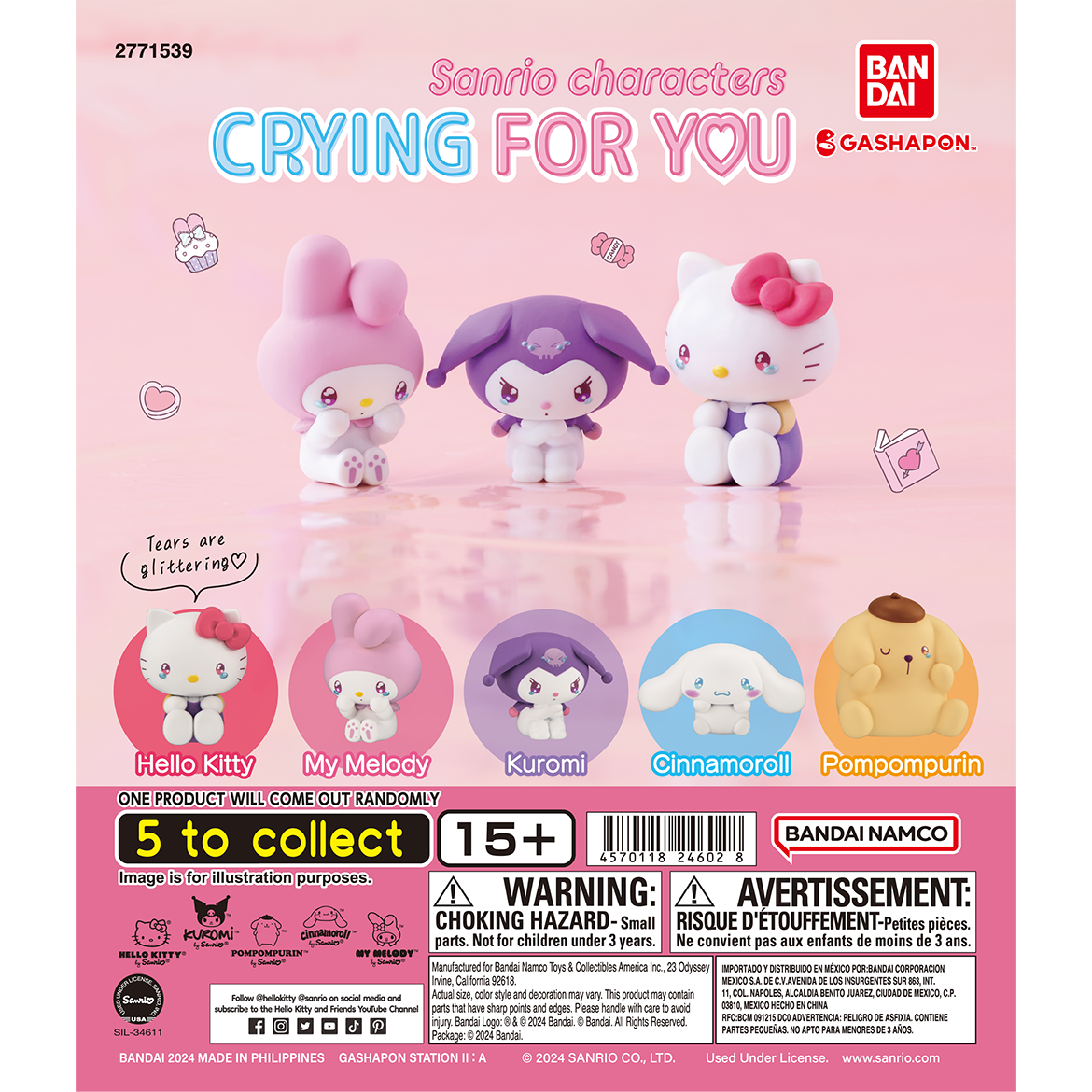 Sanrio Characters Spoilt Child Tears - Gashapon