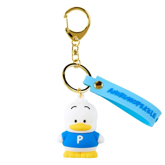 Ahiru no Pekkle Keyring with Plastic Mascot