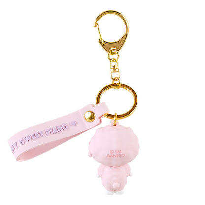 My Sweet Piano Keyring with Plastic Mascot