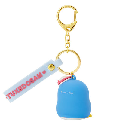 Tuxedo Keyring with Plastic Mascot