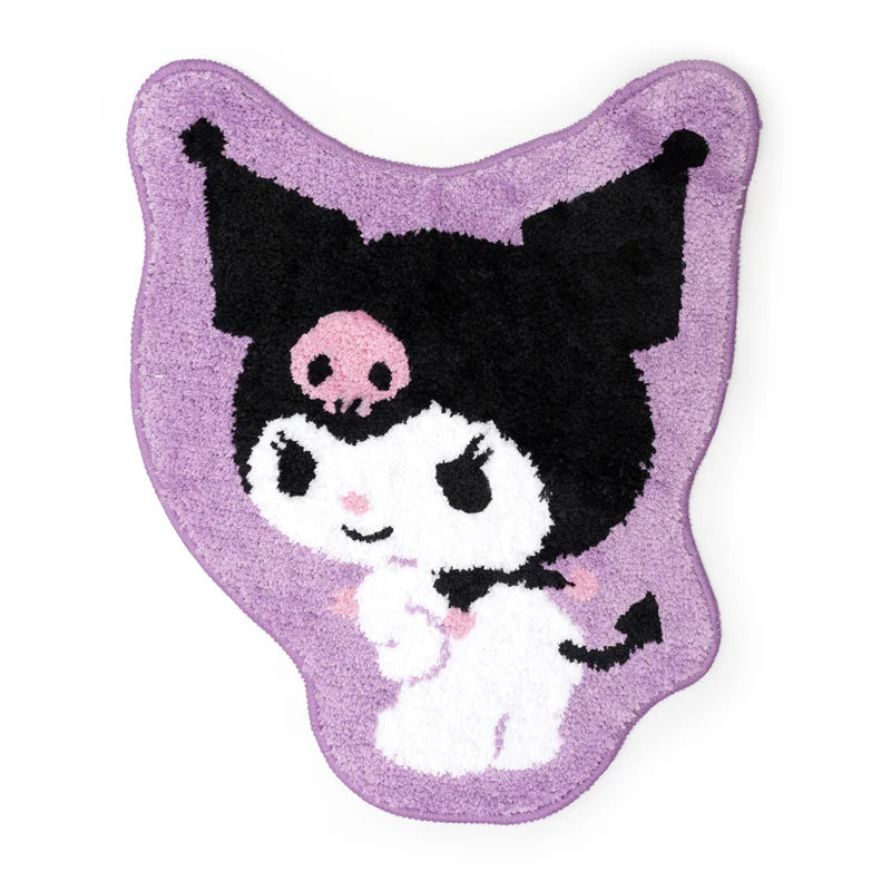 Kuromi Interior Gingham Diecut Rug