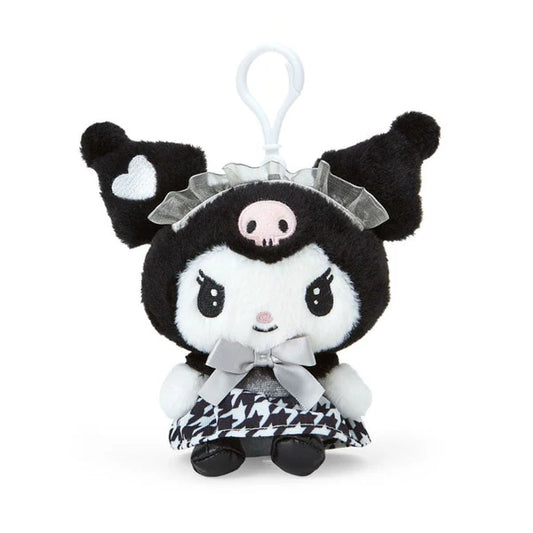 Kuromi Frill Houndstooth Mascot with Ball Chain