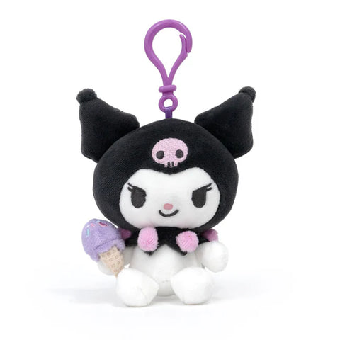 Kuromi Pastel Check Mascot Clip On