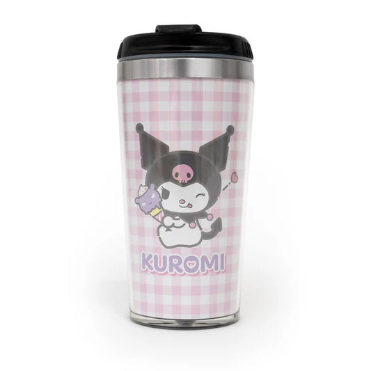 Kuromi Pastel Check Tumbler