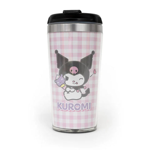 Kuromi Pastel Check Tumbler