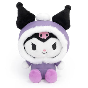 Kuromi Hooded Puffer Jacket 8" Plush