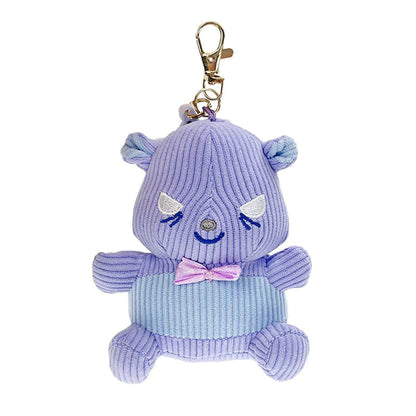 Baku & Kuromi Charming Floral Heart Mascot Plush