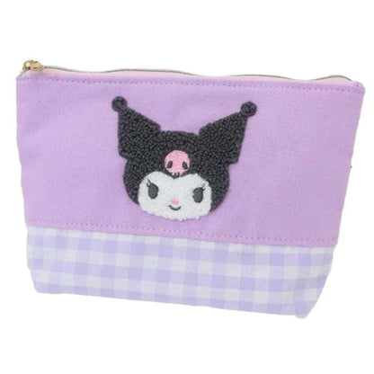 Sanrio Characters Chenille Gingham Pouch