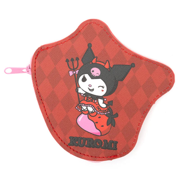 Kuromi Strawberry Diecut Coin Purse