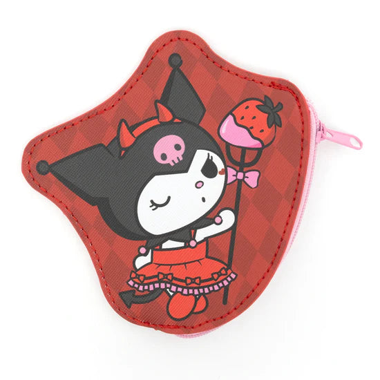 Kuromi Strawberry Diecut Coin Purse