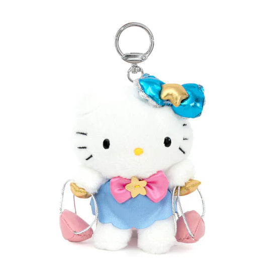 Hello Kitty Zodiac Libra Mascot Plush Keychain