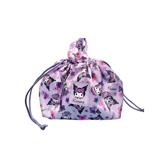 Kuromi Kimono Drawstring Bag