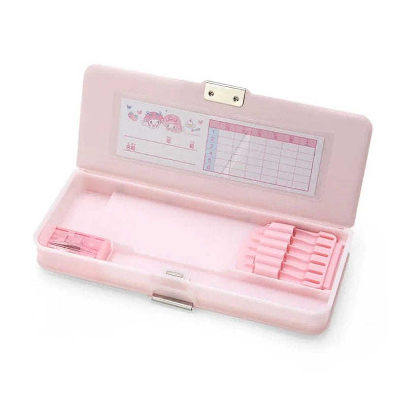 Sanrio Characters Double Compartment Pencil Case