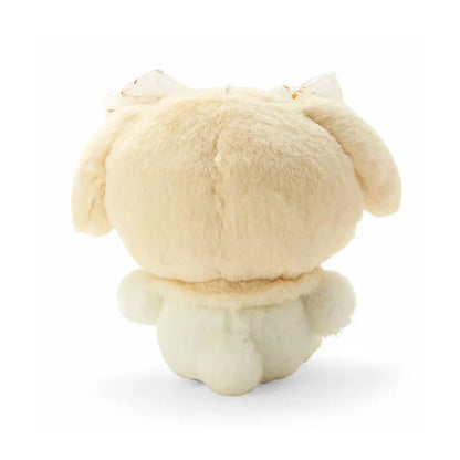 Sanrio Characters White Plush Keychain with Mascot