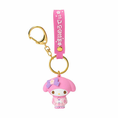 My Melody Kimono Keyring