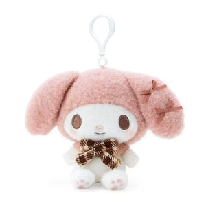 My Melody Mocha Checkered Mascot Clip On