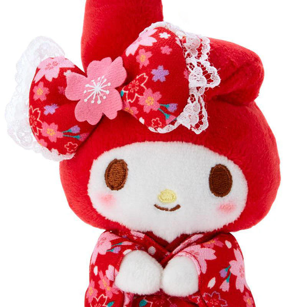 My Melody Sakura Kimono Standing Mascot Clip On