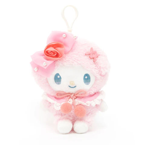 My Sweet Piano Pink Rose Mascot Clip On