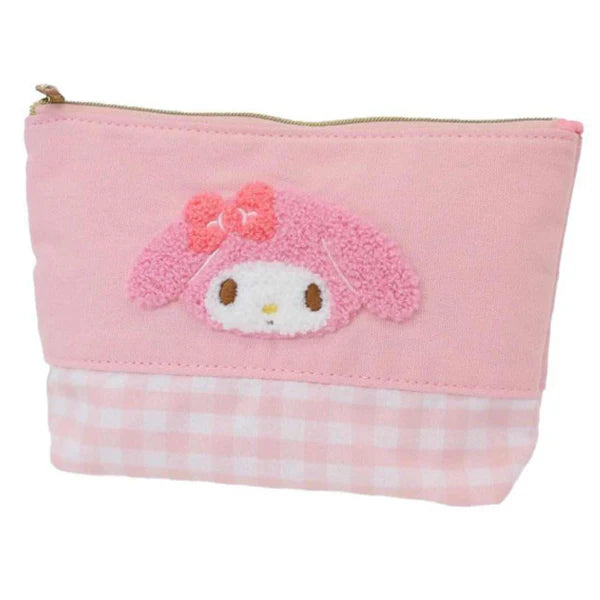 Sanrio Characters Chenille Gingham Pouch