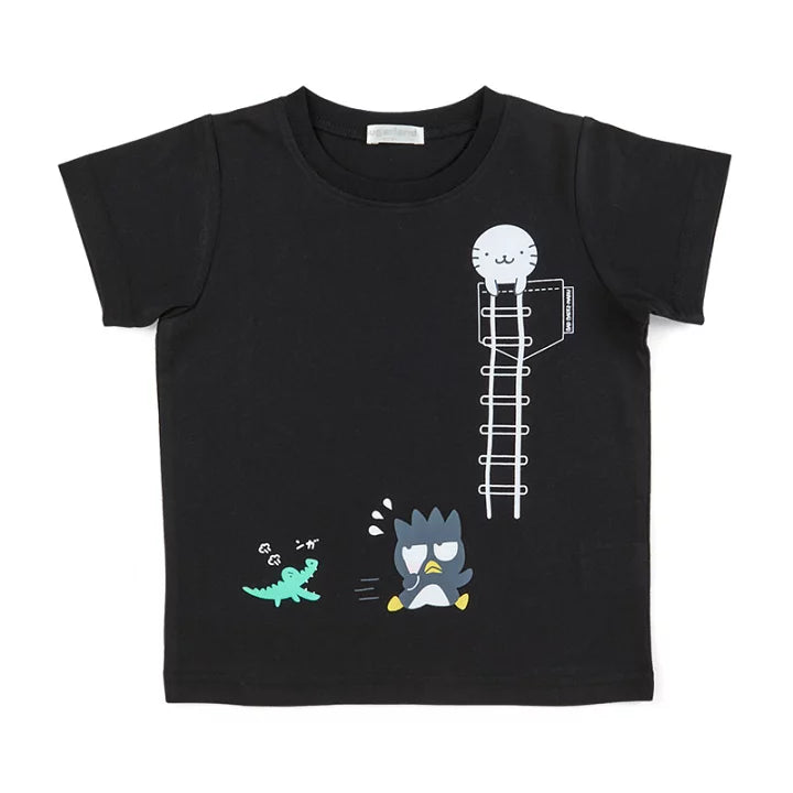 Badtz Maru Black Ladder Kids T-Shirt