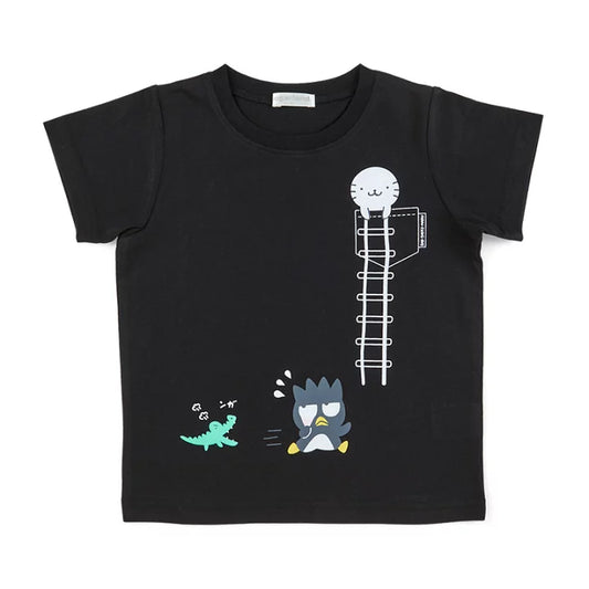 Badtz Maru Black Ladder Kids T-Shirt