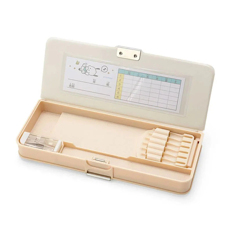 Sanrio Characters Double Compartment Pencil Case