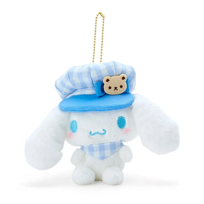 Sanrio Characters Gingham Casquette Mascot Clip On